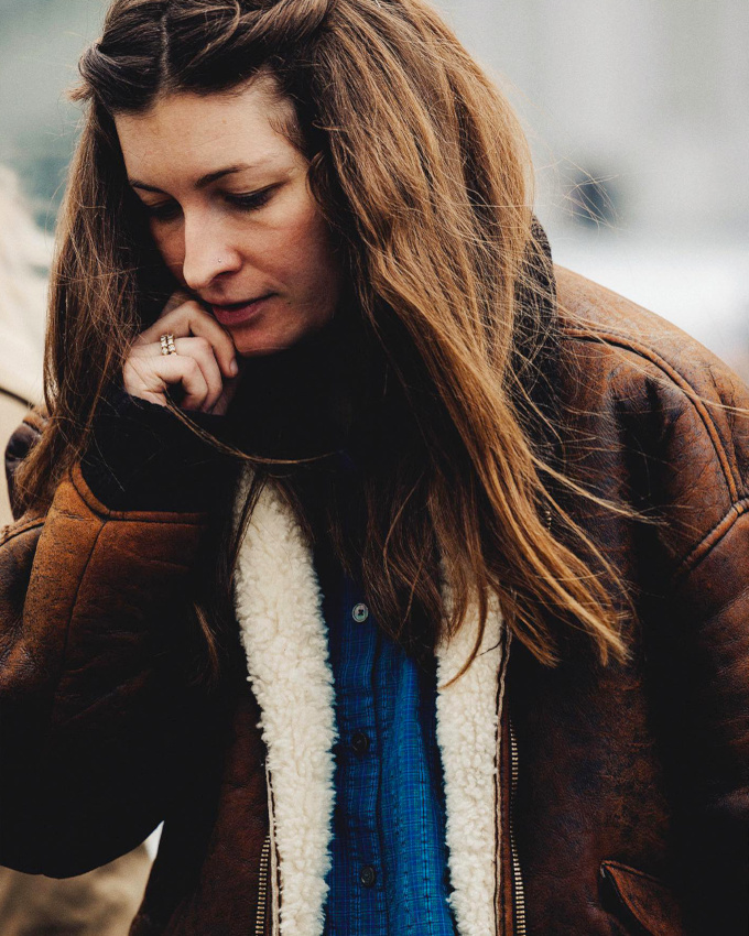 Marron + indigo = le bon mix