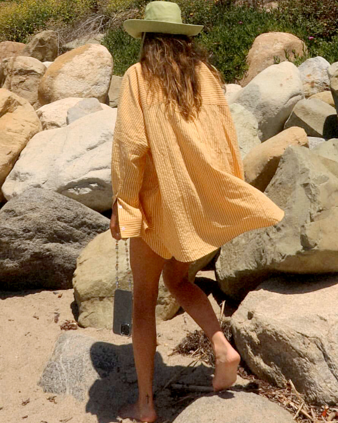 Vert amande + abricot = le bon mix