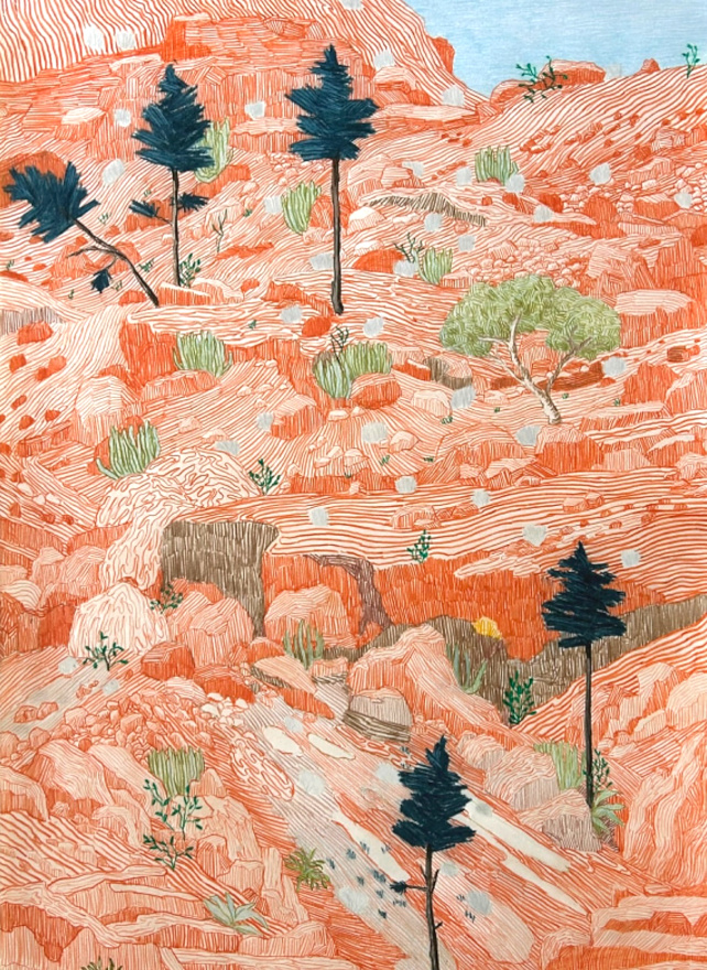 Nuances d'orange + nuances de vert = le bon mix