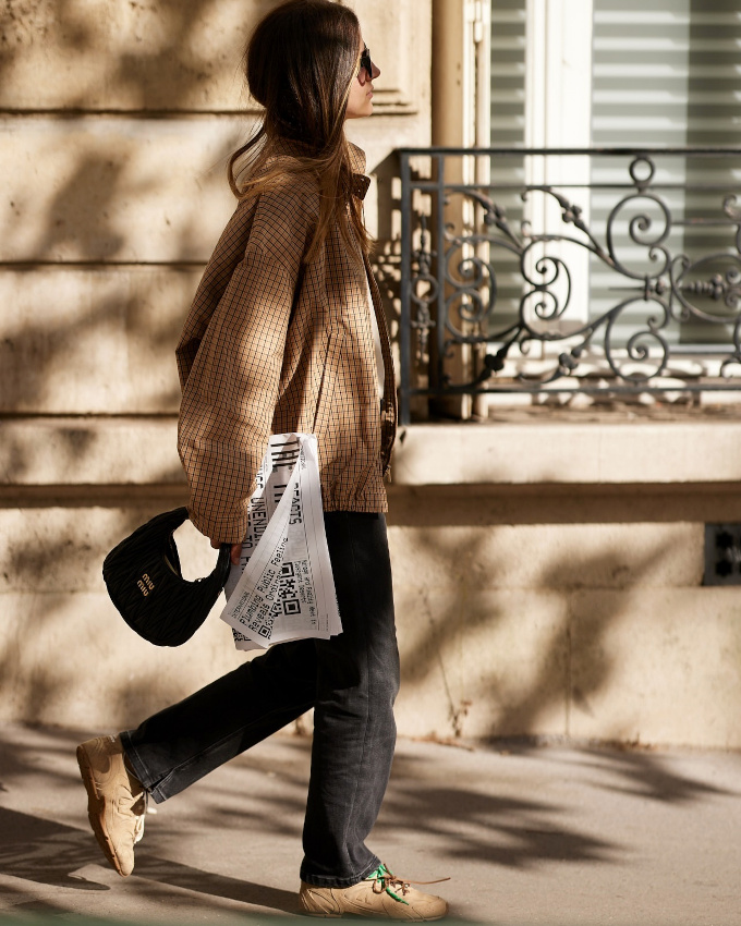 Wanted : un blouson  carreaux un peu trop grand !