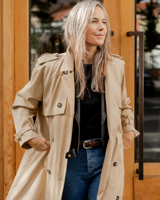 Oui  la superposition trench/perfecto !