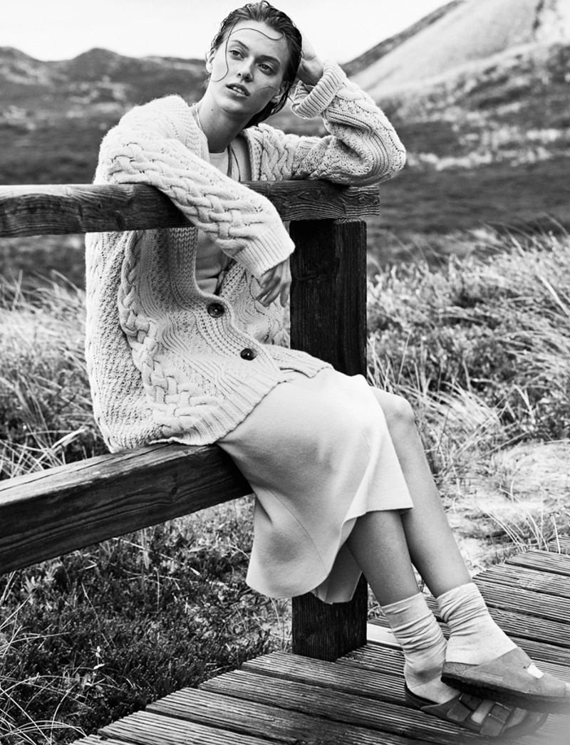 Slip dress + grosse laine = le bon mix