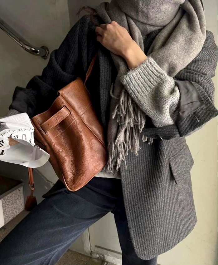 Mlant confort et dsinvolture chaleureuse, ce look a tout bon !