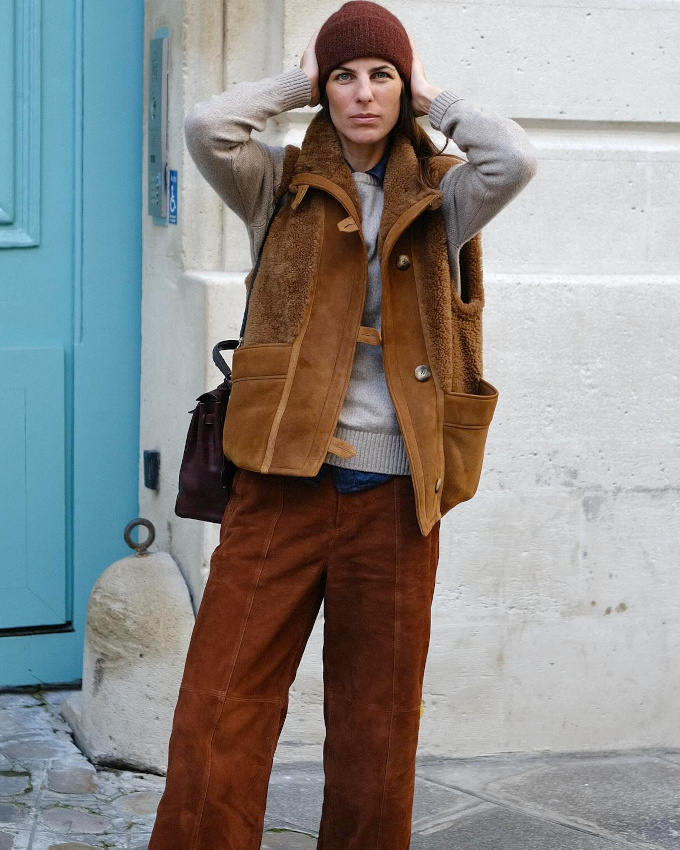 Oui au camaeu de marrons gay d'une touche de gris clair !