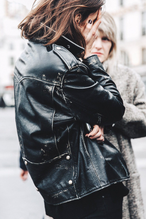 Wanted : un blouson en cuir ayant dj bien vcu !