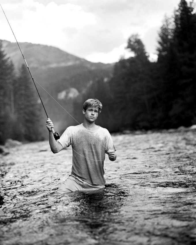 Canne  pche + rivire + Brad = le bon mix