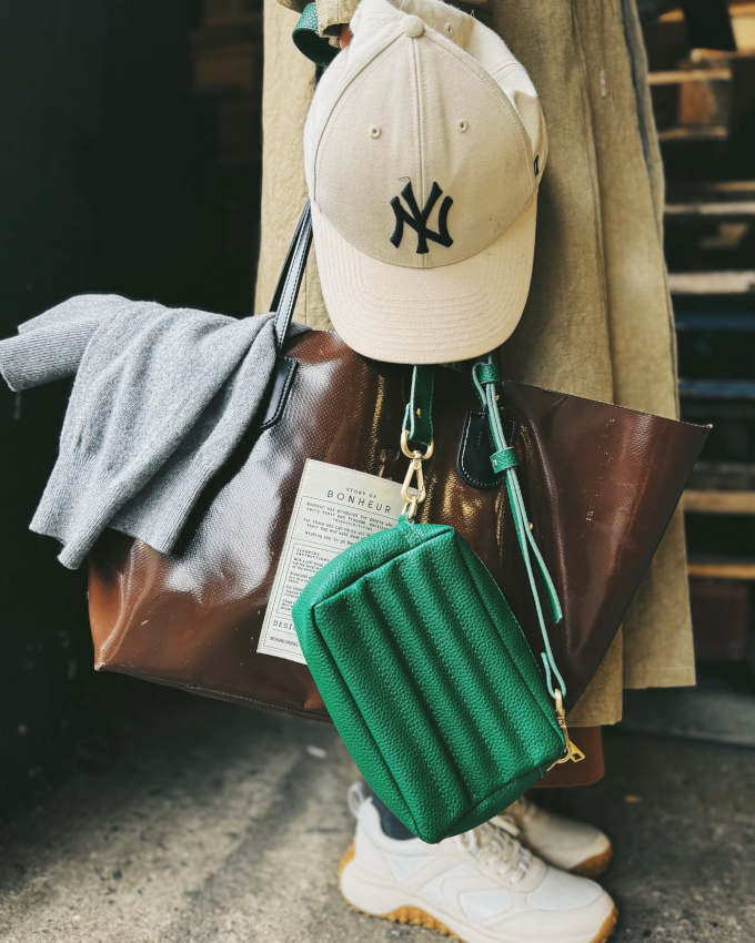 Marron + vert = le bon mix