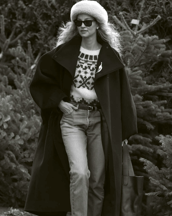 Rien de plus savoureux que les looks fleurant bon l'hiver, la neige, Nol...