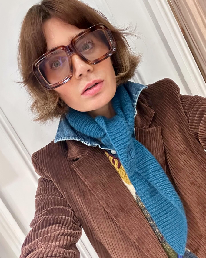 Marron + bleu crulen = le bon mix