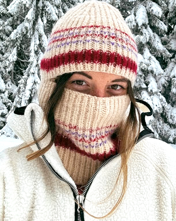 Envie de camouflage hivernal aussi douillet que graphique !