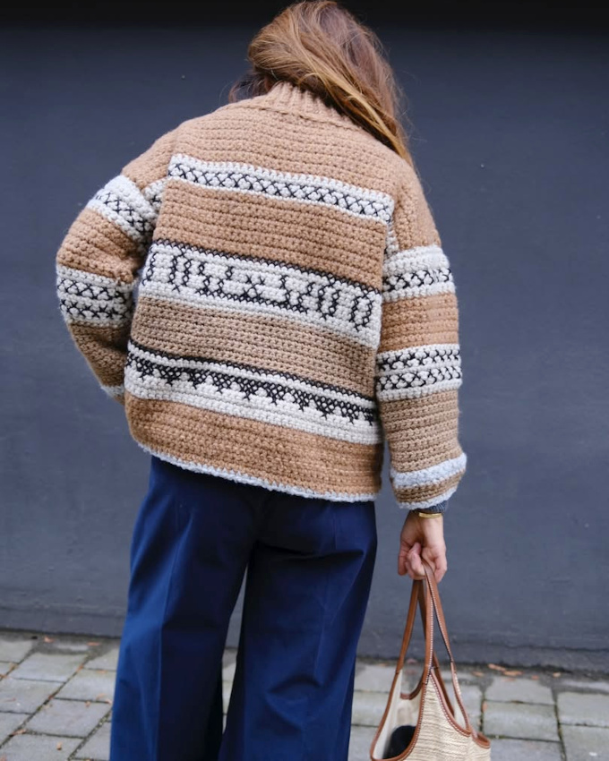 Envie d'un pais gilet tricot  la main !