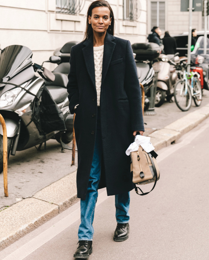 Oui au pull irlandais gliss au sein d'un look citadin !