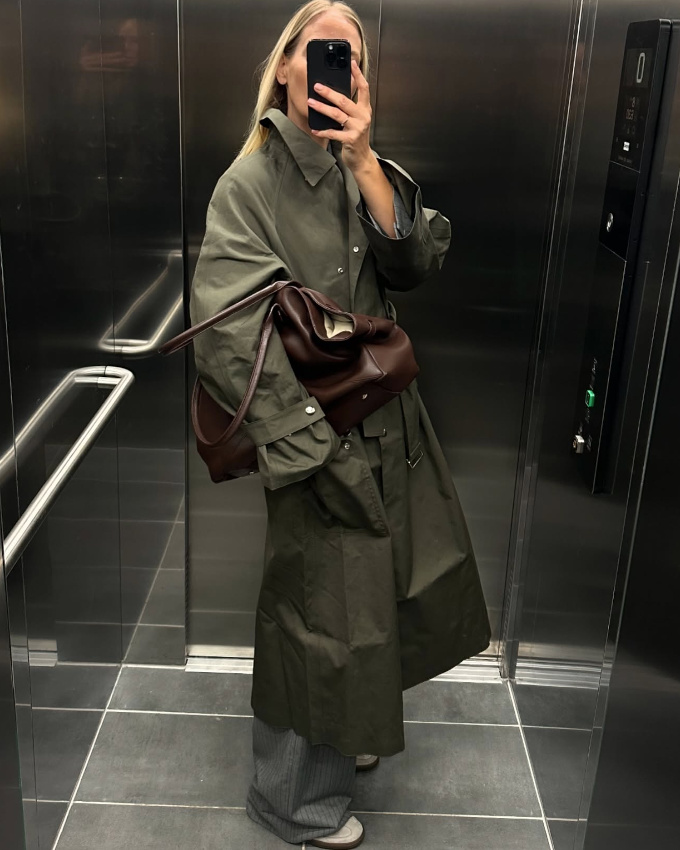 Le trench kaki, encore plus irrsistible que son homologue camel !