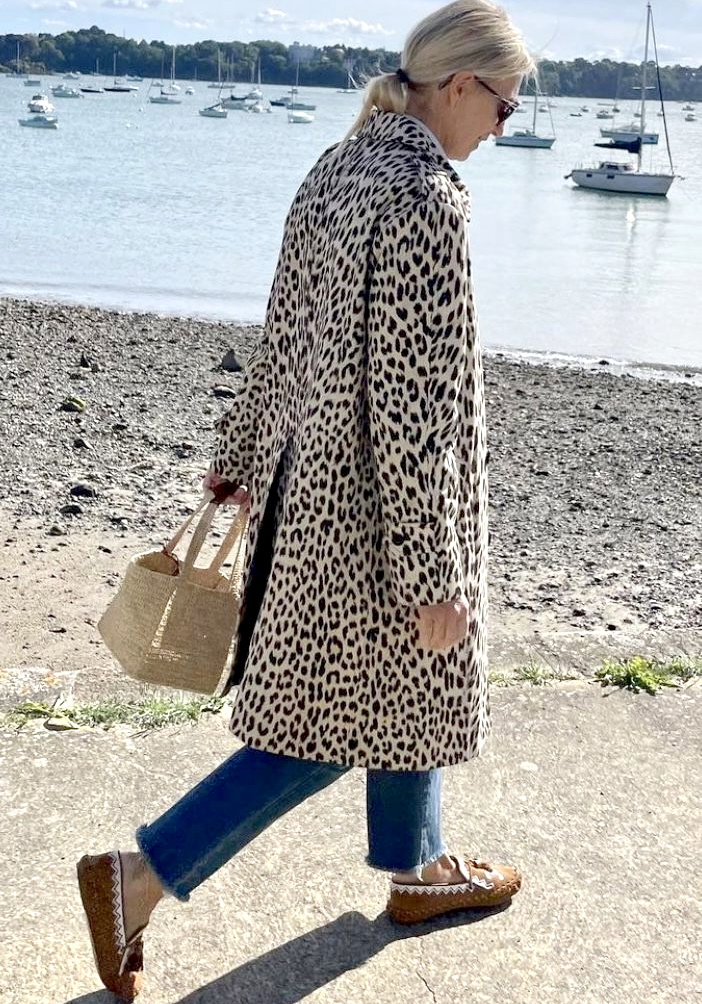 Lopard + mocassins = le bon mix