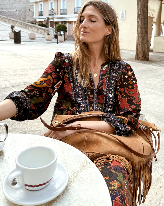 Envie de robe bohme et de caf en terrasse !