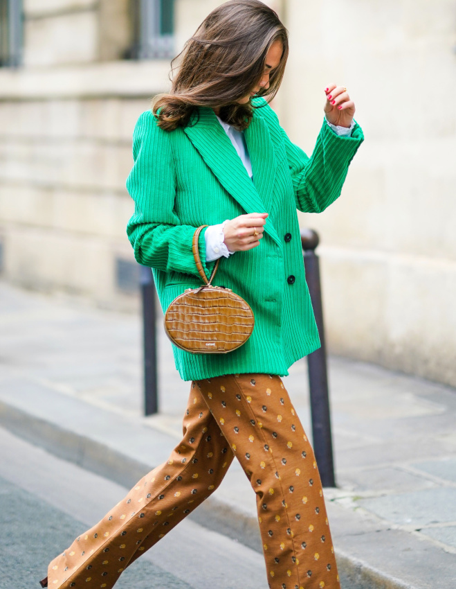 La fracheur du vert gazon sied particulirement bien aux nuances caramel !