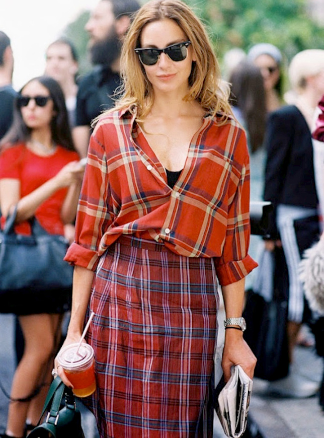 Harmonie de couleurs + carreaux = le bon mix