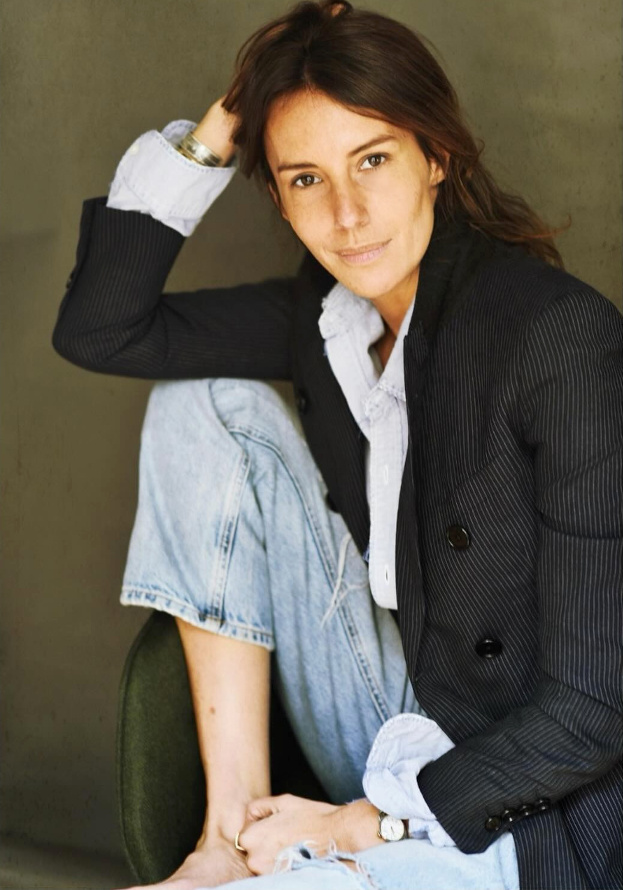 Total look jean + blazer  rayures = le bon mix