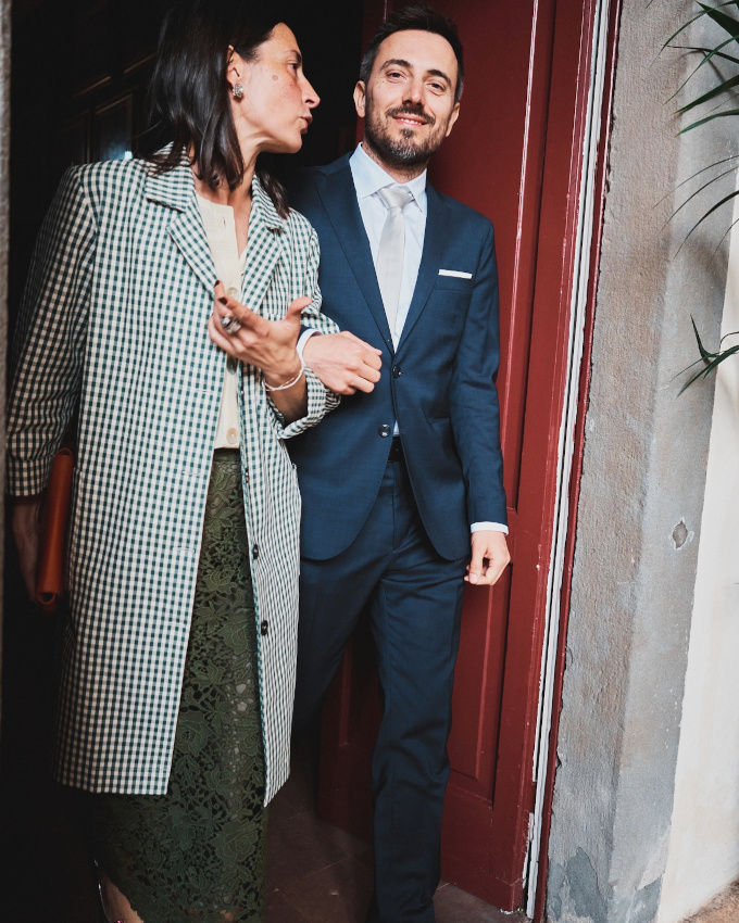 Vichy + guipure kaki = le bon mix