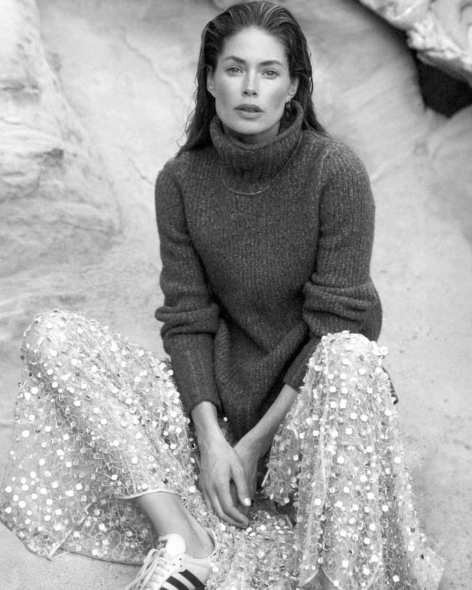 Grosse laine + sequins = le bon mix