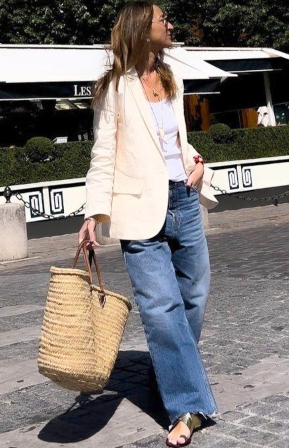 Wanted : un blazer blanc  porter en mode estival !