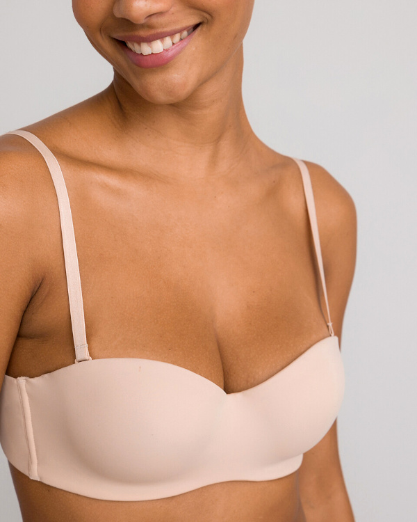 soutien-gorge bandeau en microfibre-Invisible