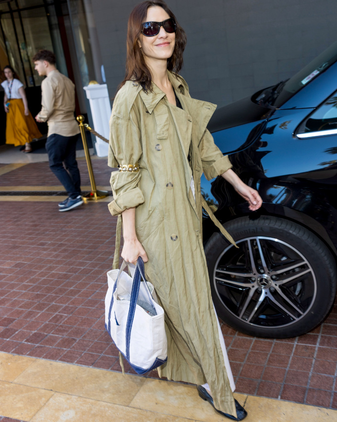 Wanted : un long trench olive !