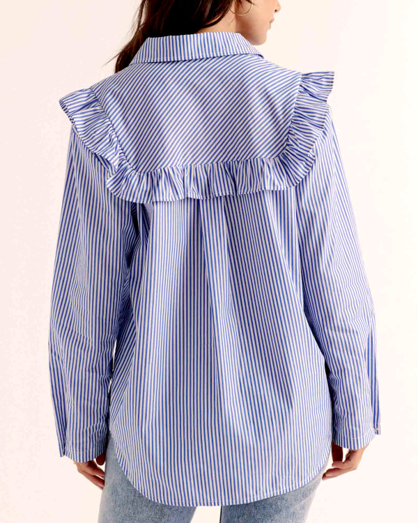 Blouse Cassi rayures bleu