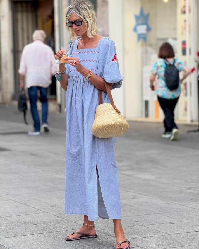 Un dlicieux sorbet, une robe estivale, un panier en raphia tress... what else ?