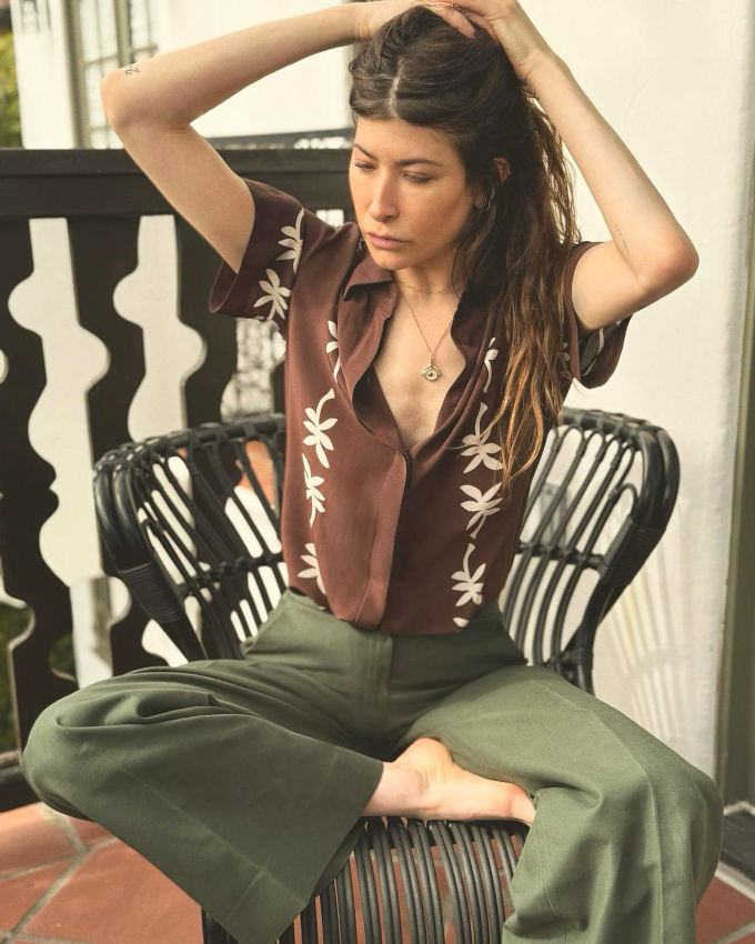 Marron + blanc cass + kaki = le bon mix