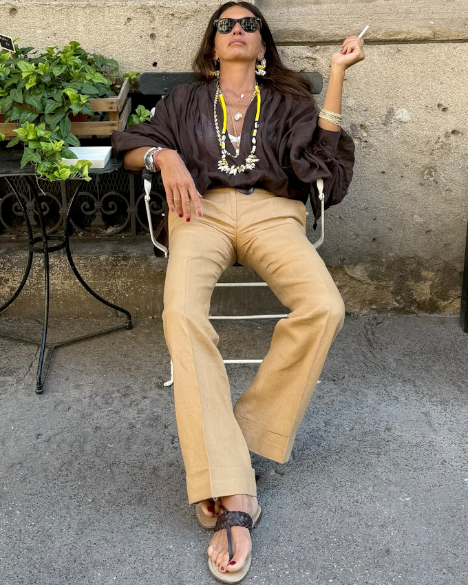 Rien de tel qu'une touche fluo pour rveiller des teintes terreuses !