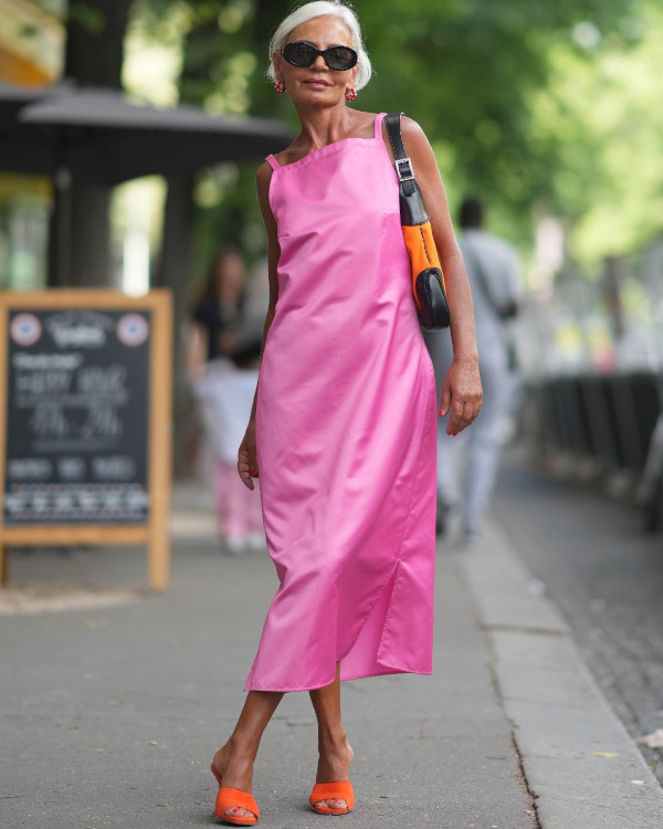 Robe rose