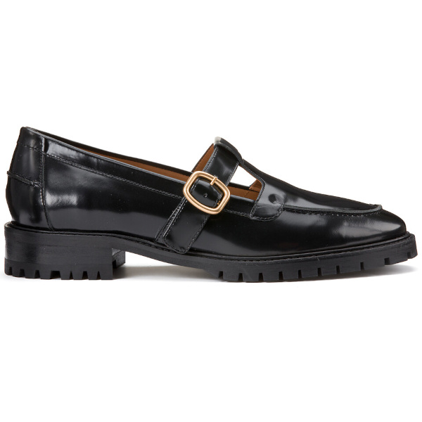 Mocassins en cuir poli