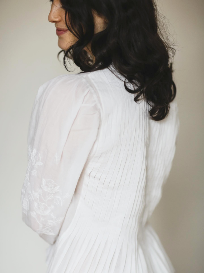 Mlant fracheur et dlicatesse, cette blouse a tout bon !