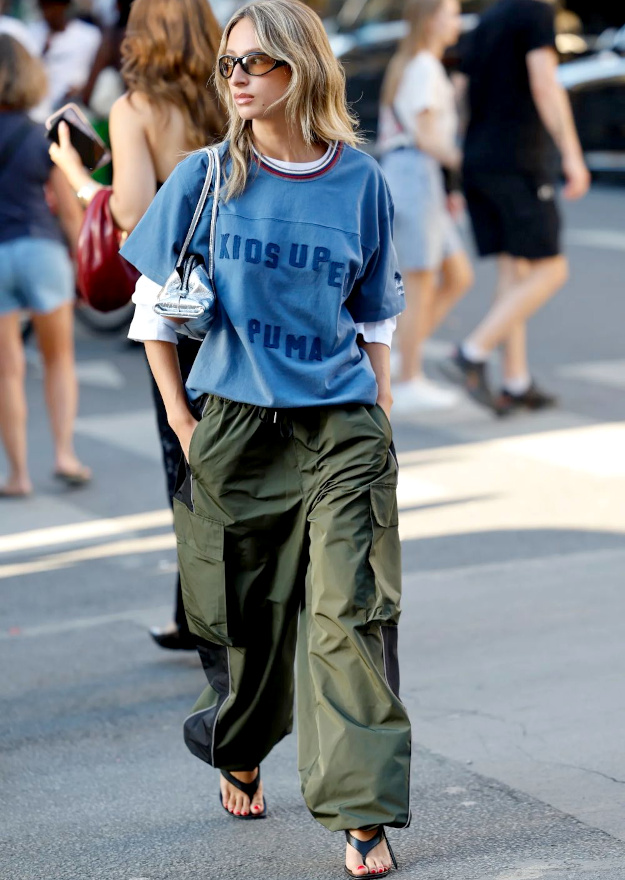 Bleu orage + kaki + blanc = le bon mix