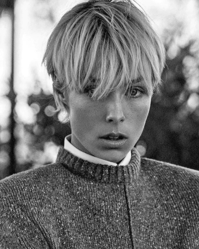 Minois espigle + coupe courte =  le bon mix