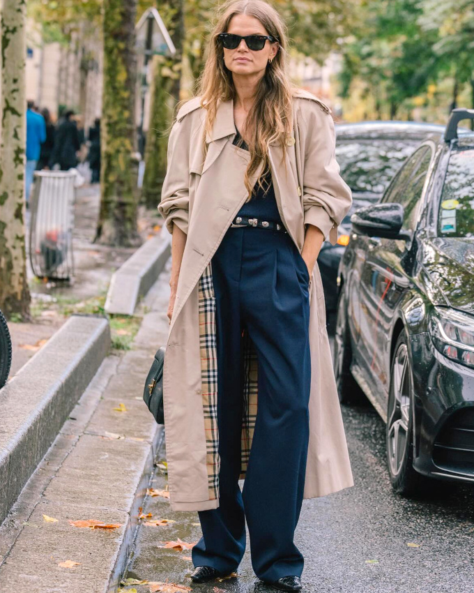 Oui au trench port en mode boyish !