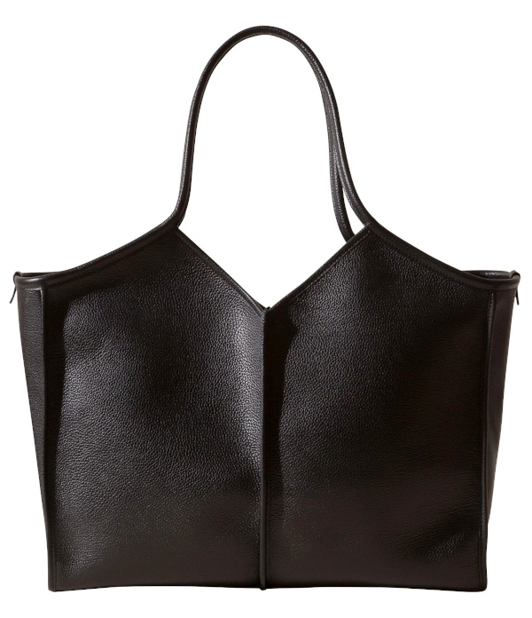 Sac Calella Squared Medium Cuir Grainé | Noir