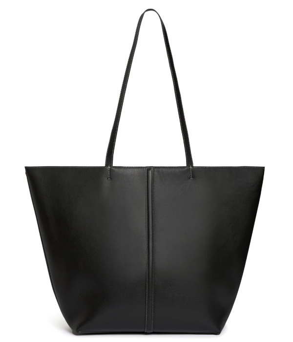 Grand cabas daily en cuir - Noir