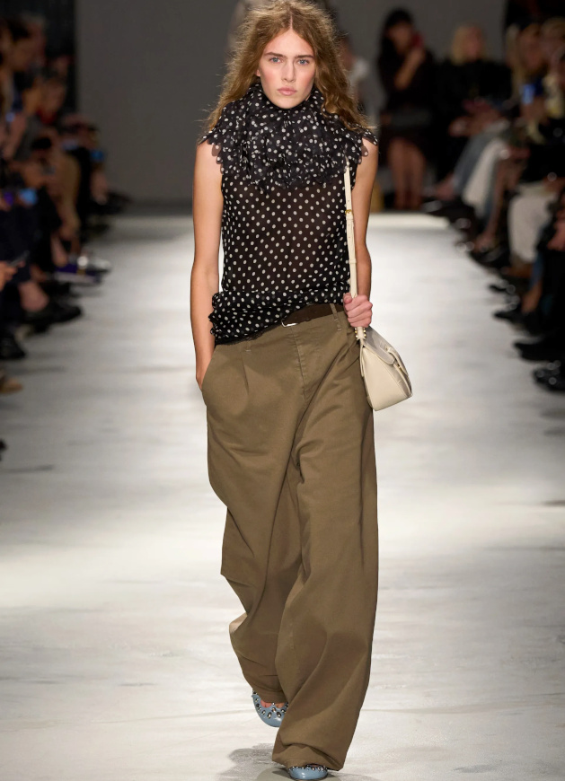 Oui au duo pois chics/kaki utilitaire !