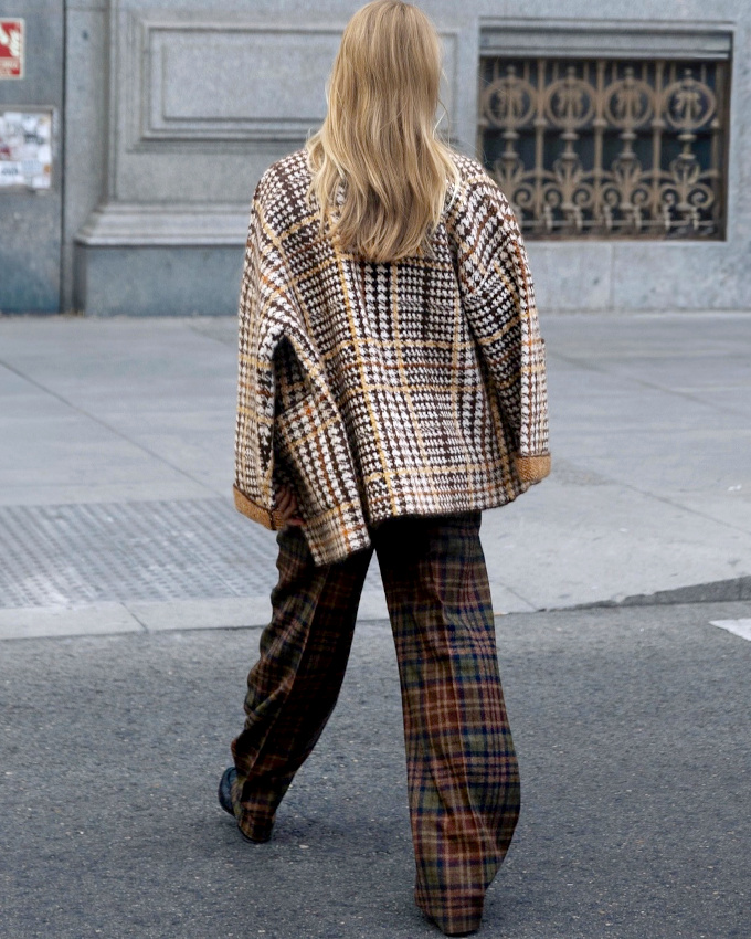 Carreaux + carreaux = le bon mix