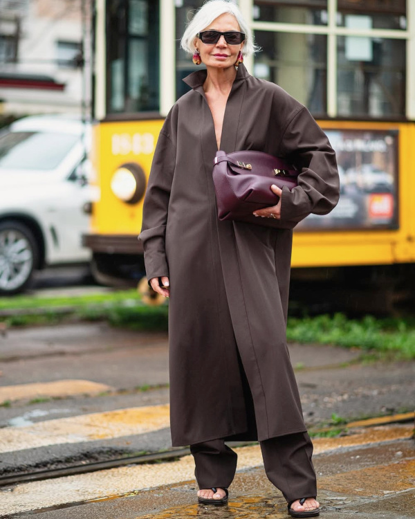 Manteau marron - femme 50 ans