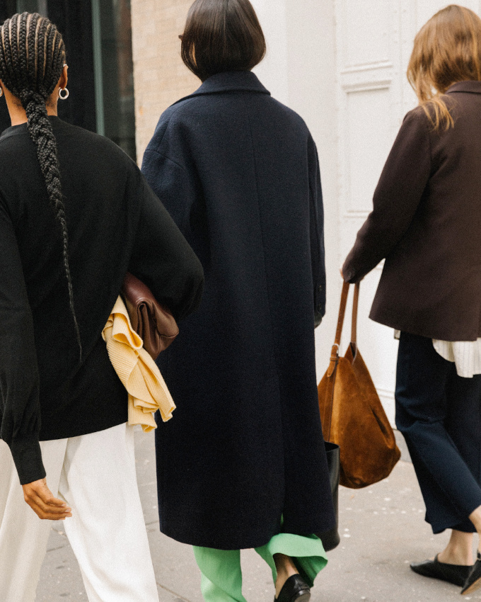 Rien de tel qu'un vert pomme pour rveiller le bleu marine !