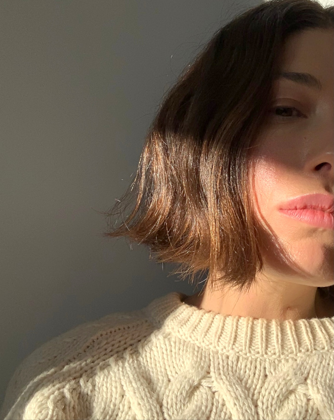 Petit carr net + pull irlandais = le bon mix