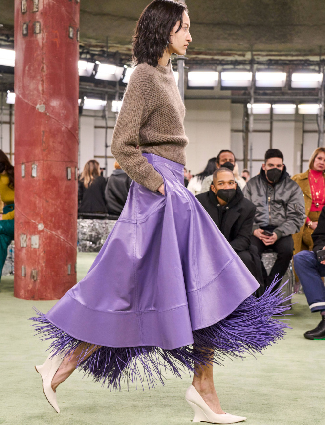 Marron dilu + violet + blanc = le bon mix