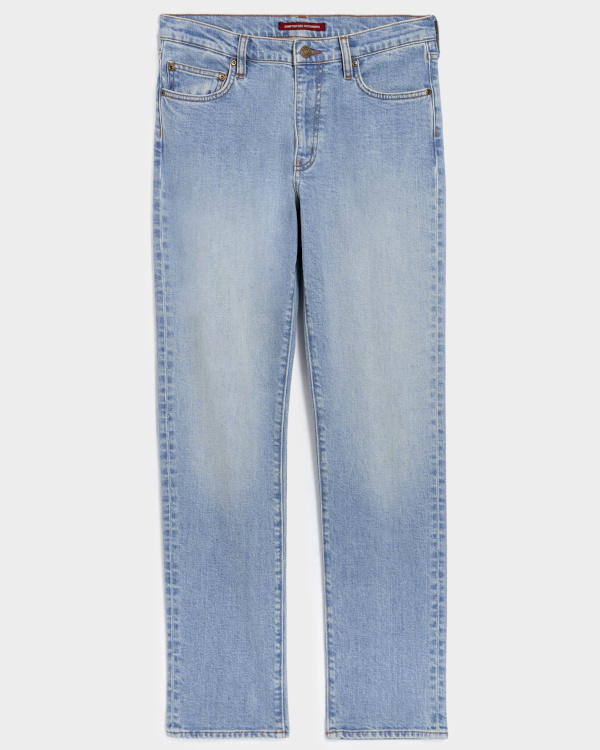 Jean slim bleu délavé