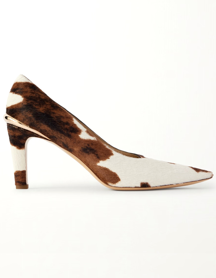 Escarpins imprim vache