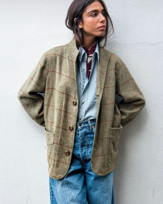 Wanted : un blazer loose � carreaux !