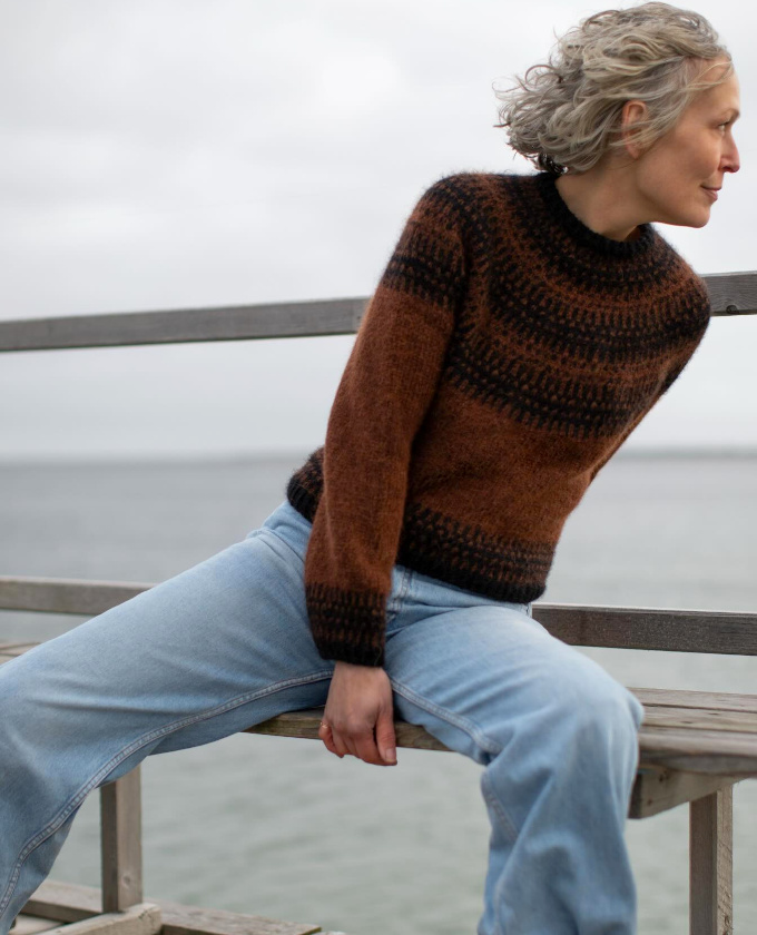 Oui au pull graphique tout doux !