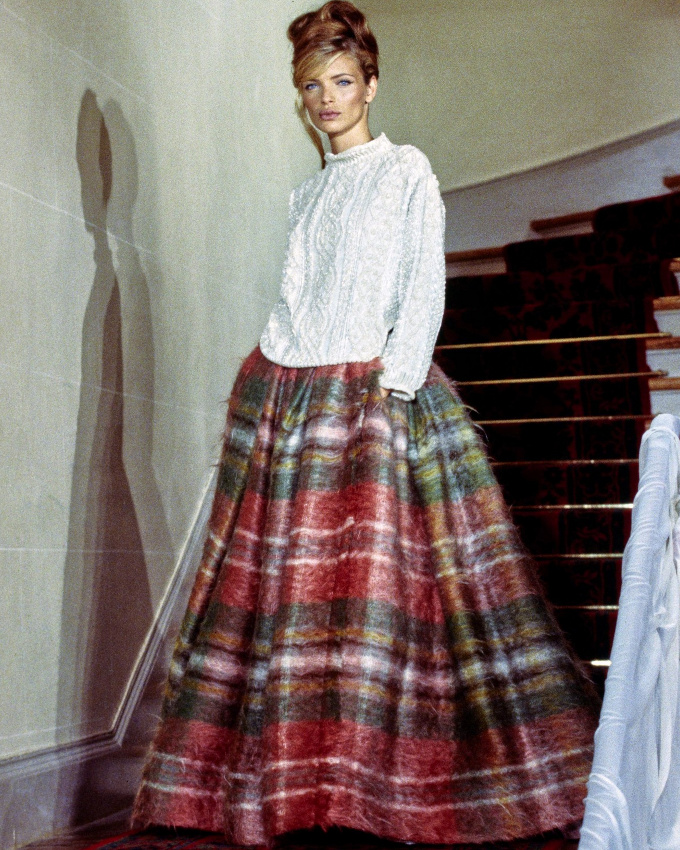 Qui aurait cru que jupe de bal et carreaux écossais feraient si bon ménage !